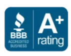 BBB Accredited Business with an A+ rating